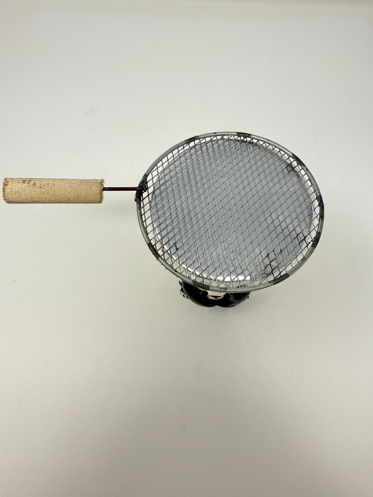 Stainless Steel Holder w/ Wood Handle