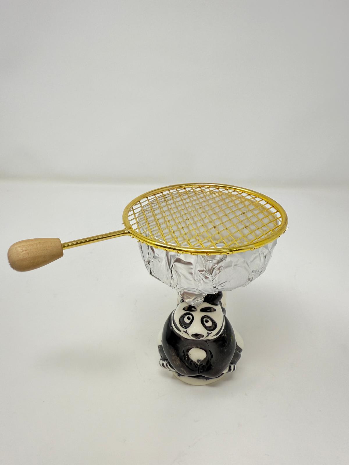 Stainless Steel Holder w/ Wood Handle
