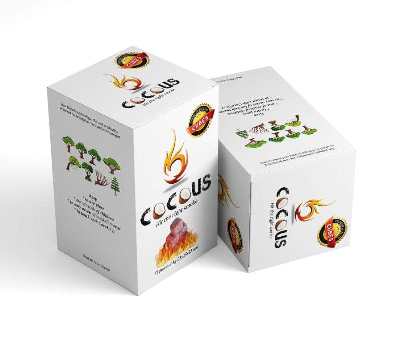 COCOUS Natural Coconut Charcoal
