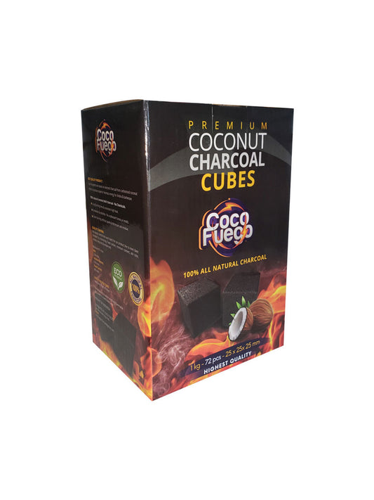 Coco Fuego Characoal Cubes (72 Pieces)